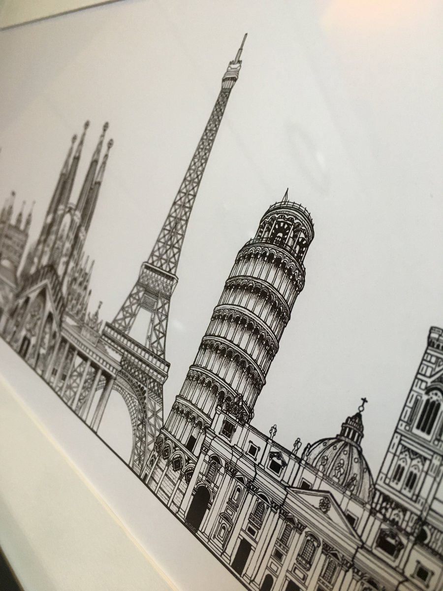 drawingsbyjrw's tweet photo. European Landmarks Drawing A2 - Hand drawn print - Available on Etsy https://t.co/CEj88qXh5v … … #SagradaFamilia #eiffeltower #florence #paris #London #drawing #architecture #architecturedrawing #europe #etsy #etsyartist #skyline #skylinedrawing #berlin #rome #cityscape #gift https://t.co/1HbsUPYEJs