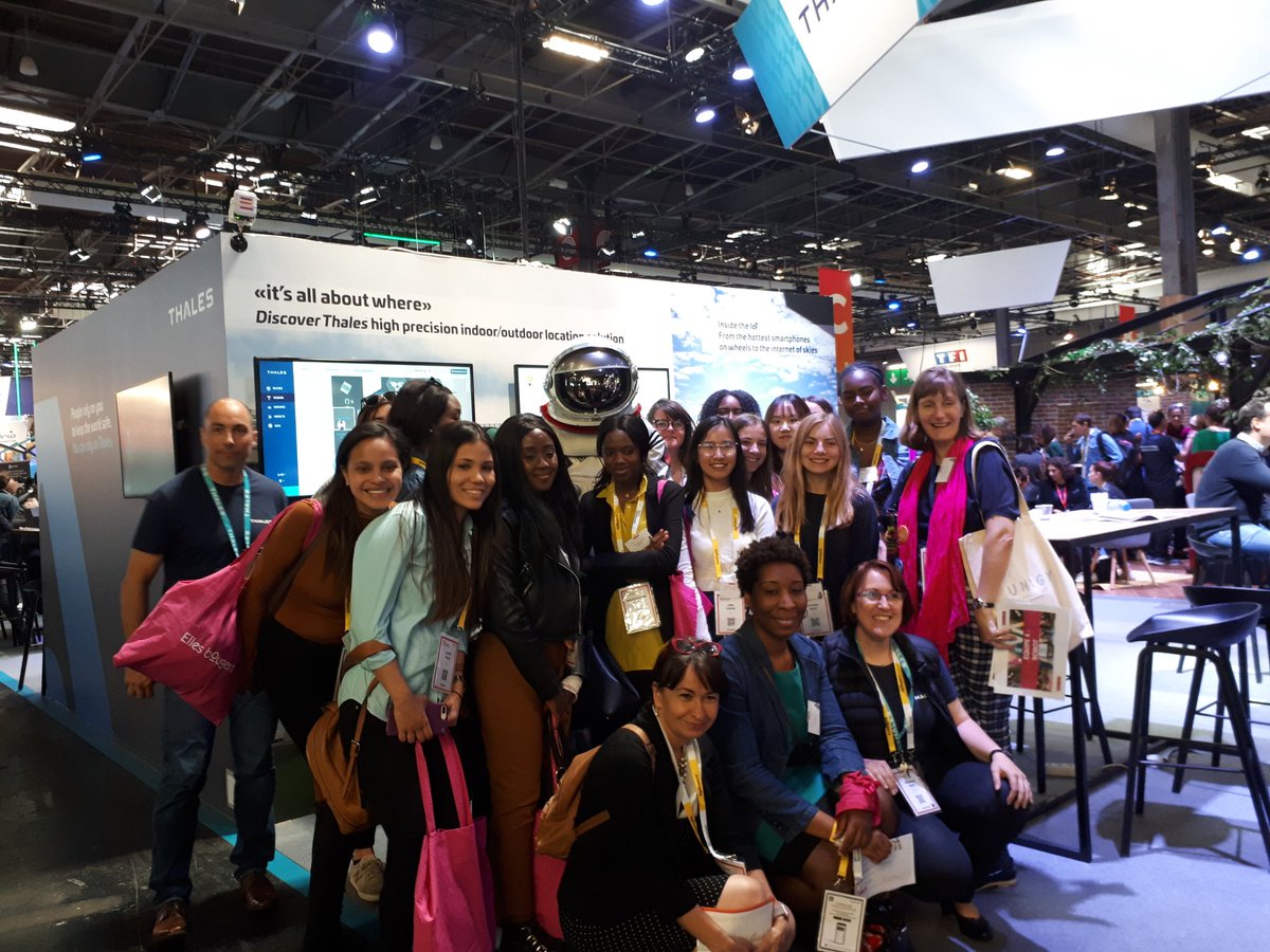 vincentmattei's tweet photo. Visite @ellesbougent  sur le stand de Thales à #VivaTech ! Osez les metiers du digital dans l'industrie, on recrute ! 😊😊
♀️ #VivaThales #Diversity 
@thalesemploi @thalesgroup https://t.co/ZtuiMRaNfZ