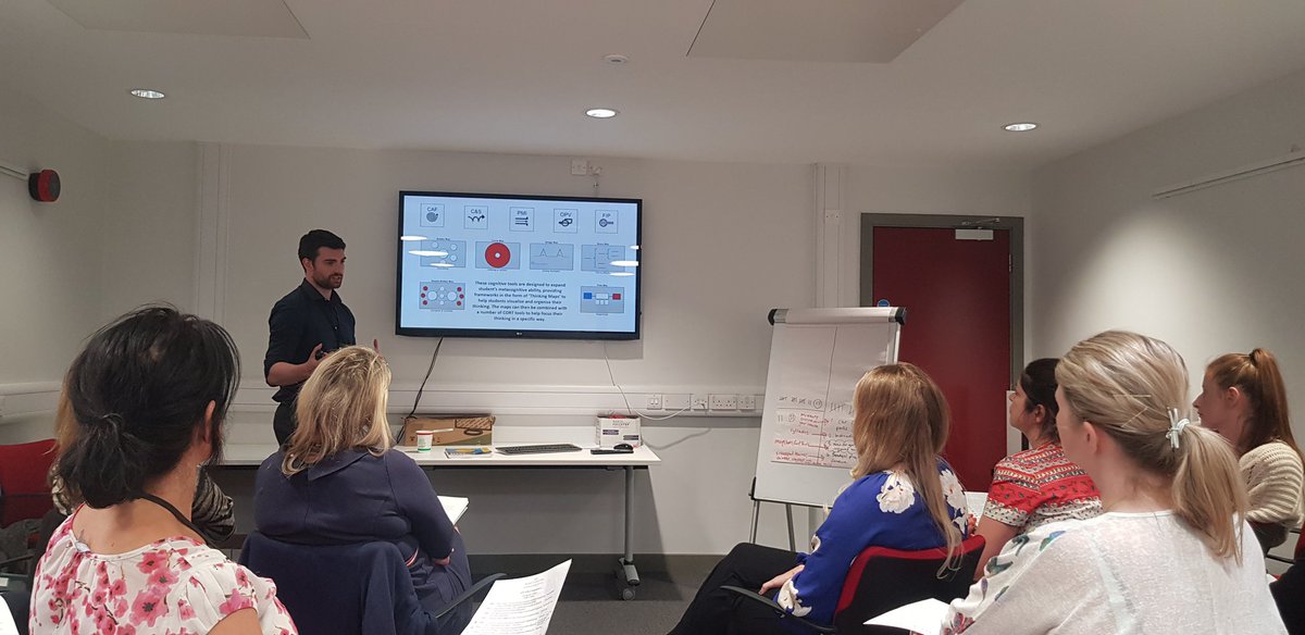 I've just had the privilege of listening to one of our star SCITT science trainees presenting their research on impact of thinking tools in motivating year 7 students.  #thefutureisbright <a href="/thinkschoolcom/">Thinking Matters (Whole School Metacognition)</a> #thinkingschool