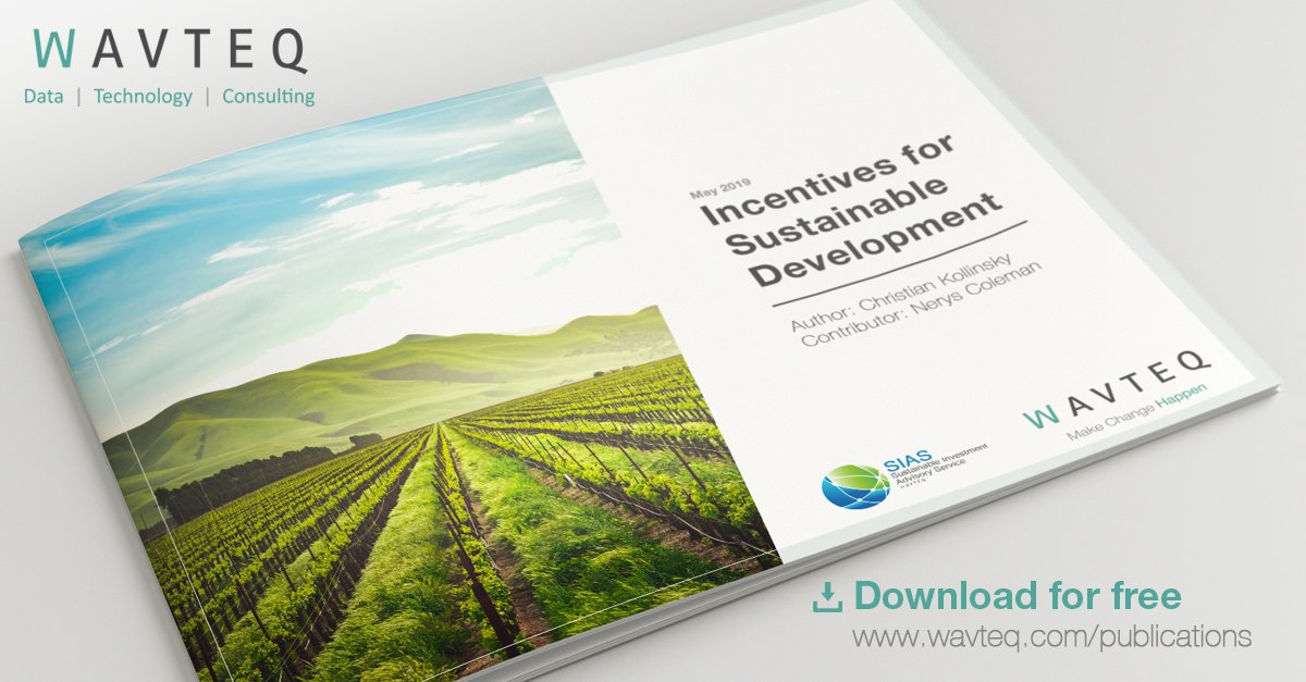 wavteq's tweet photo. WAVTEQ launches new Incentives for Sustainable Development Report. Download the free report to see the types of incentives for sustainable development that have been designed and the UN's Sustainable Development Goals (SDGs) that are being targeted - https://t.co/pt8Y5Uedpg https://t.co/2mrYJjVltv