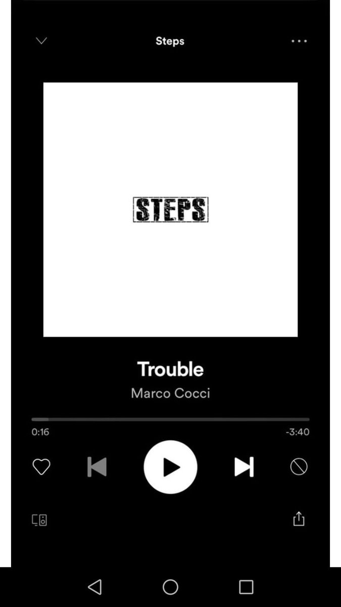 Buon ascolto a tutti #spotify #marcococci #steps #nuovoalbum #musica #music #rock #country #ballad