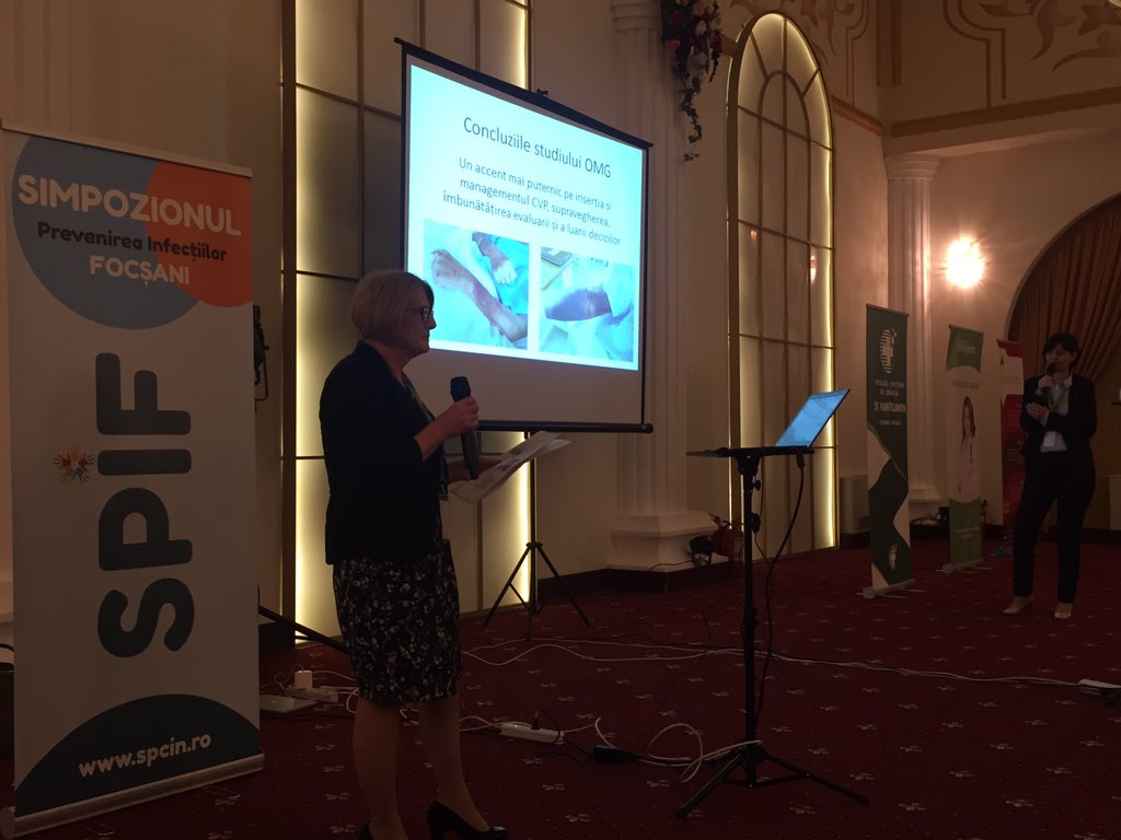 XuerebD's tweet photo. .@HallamCarole refers to the #OMGstudy which exposed a reality requiring improved cannulation and management of IV devices #SPIC19 https://t.co/KeELcdkaiY