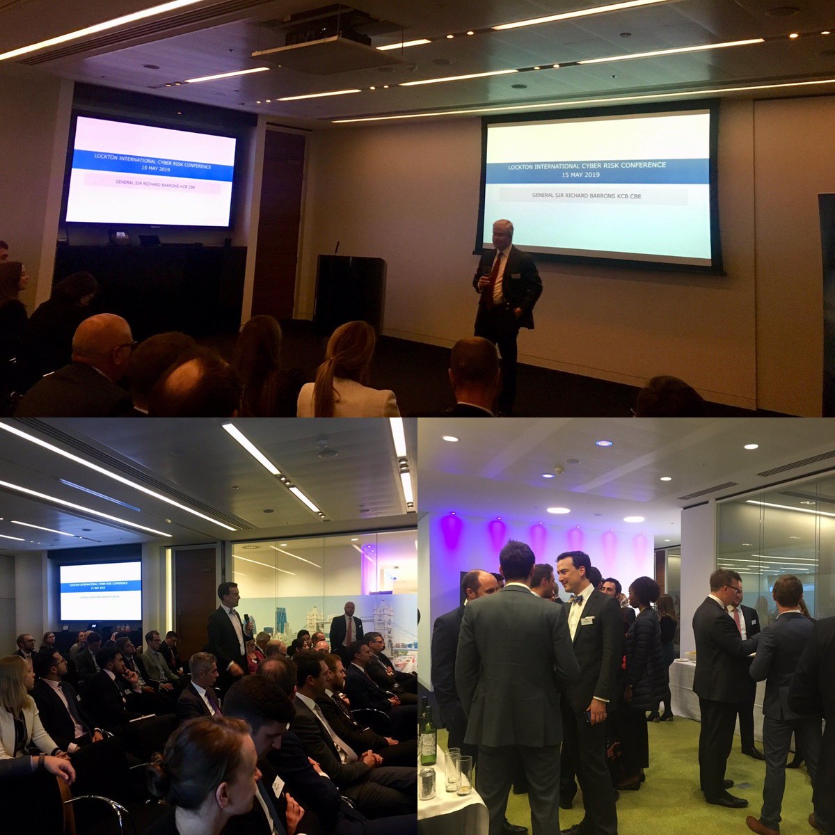 Thank you to all those who came to our Global Cyber Technology Workshop Keynote Speech, delivered by General Sir Richard Barrons. It was a great discussion on emerging technologies and the arising cyber risks. #cybersecurity #cyberrisks