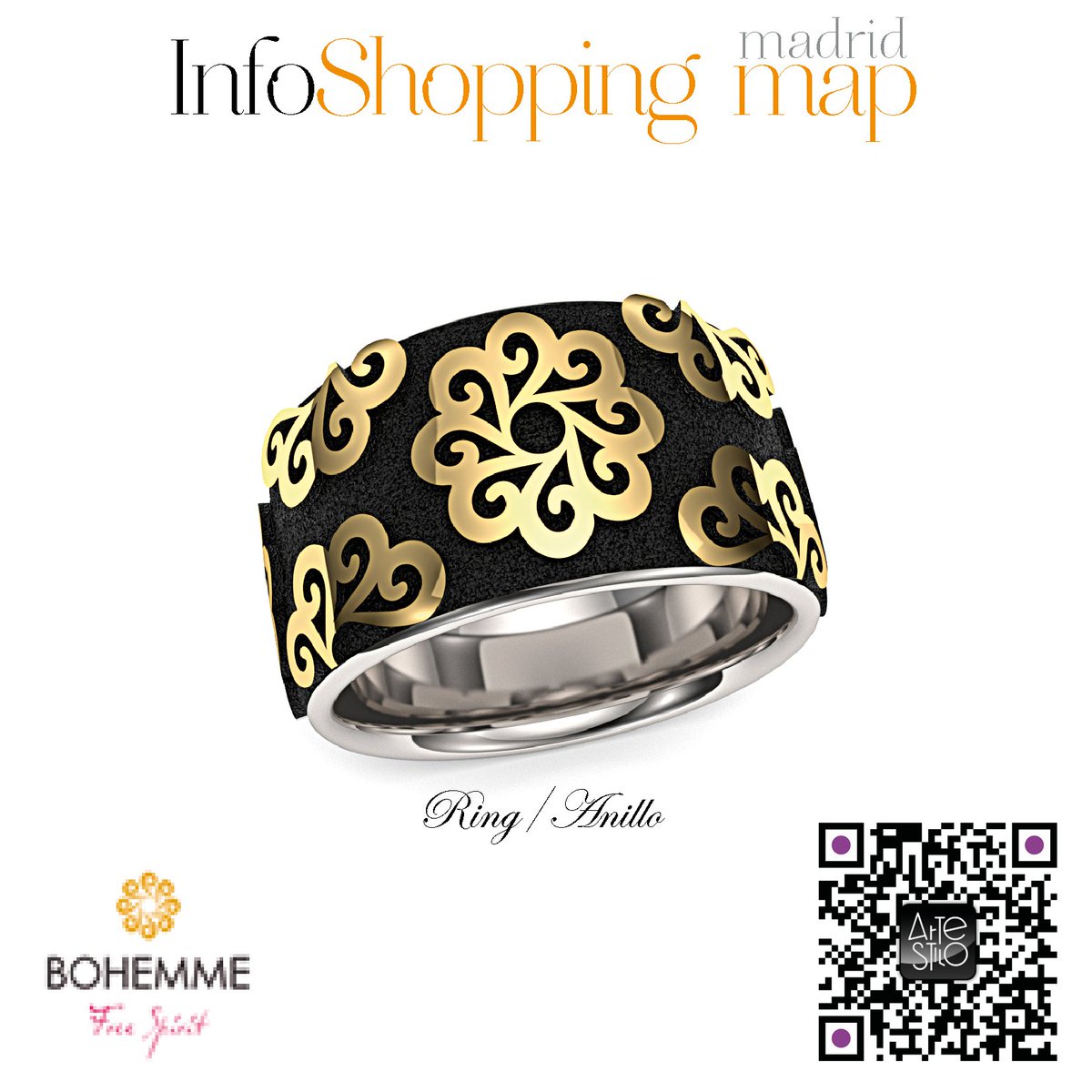 madridshopping's tweet photo. Ring/Anillo #bohemmejewels en #artestilo Paseo del Prado 12 #Madrid #spain
#infoshoppingmap #pulseras #bracelets #jewelry #bisuteria #jewellery #pendientes #rings #pendants #colgantes #accessories #joyas #artesanía #handicraft #silver #gold #plata #oro #cordoba #córdoba #love https://t.co/m9B2mdashj