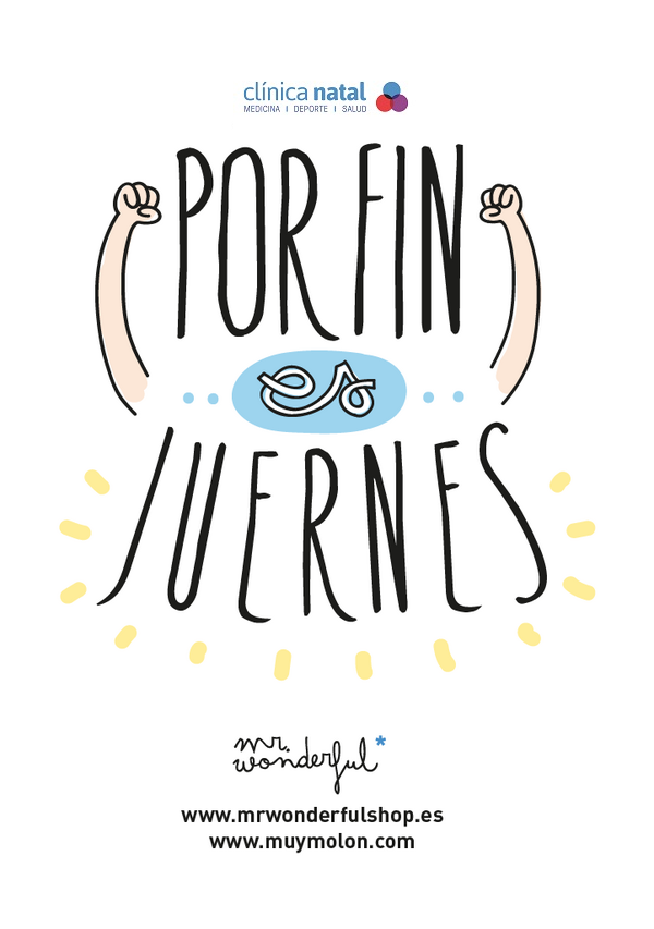 clinicanatal's tweet photo. Que lejos queda el lunes..
y que cerca el Findeee 🤣🤣
@clinicanatal #FelizJueves https://t.co/Xus1u8VW1n