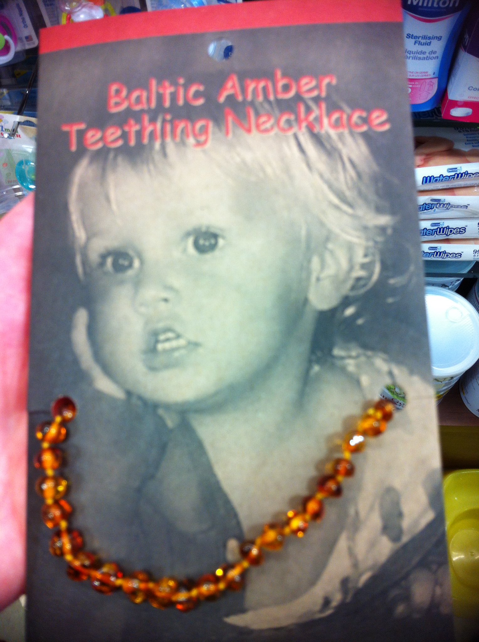amber teething necklace chemist