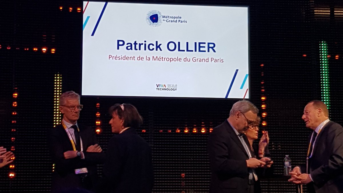 En direct de <a href="/VivaTech/">VivaTech</a> et prêts à pitcher devant <a href="/GrandParisMGP/">Métropole du Grand Paris</a> !

[Pitch Zone 3 / stand J49 de 10h à 11h30]

#Vivatech2019 #digital #démocratie #CivicTech <a href="/patrick_ollier/">Patrick OLLIER</a>