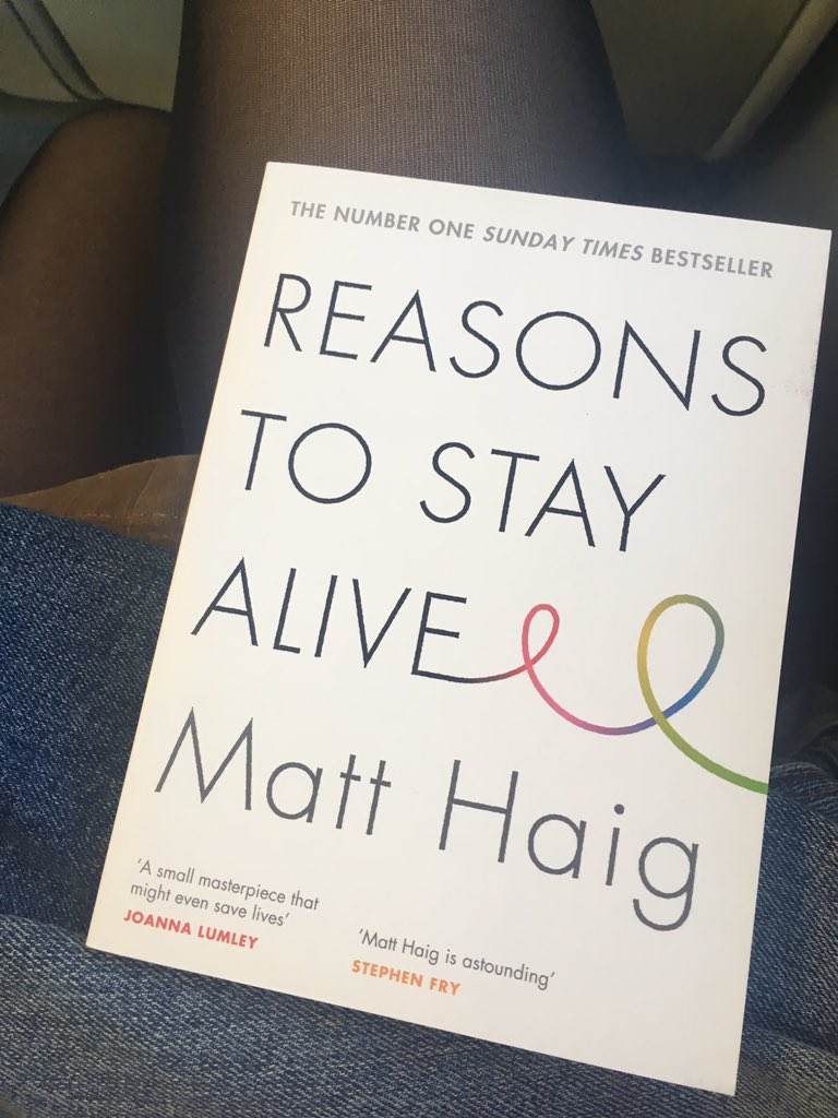 PaperJen's tweet image. Today, in honour of #mentalhealthawarenessweek2019 I’ve decided to swap my half-finished ‘How to Stop Time’ current read for another of @matthaig1’s masterpieces. Been meaning to read this for a long time! #MentalHealthAwareness