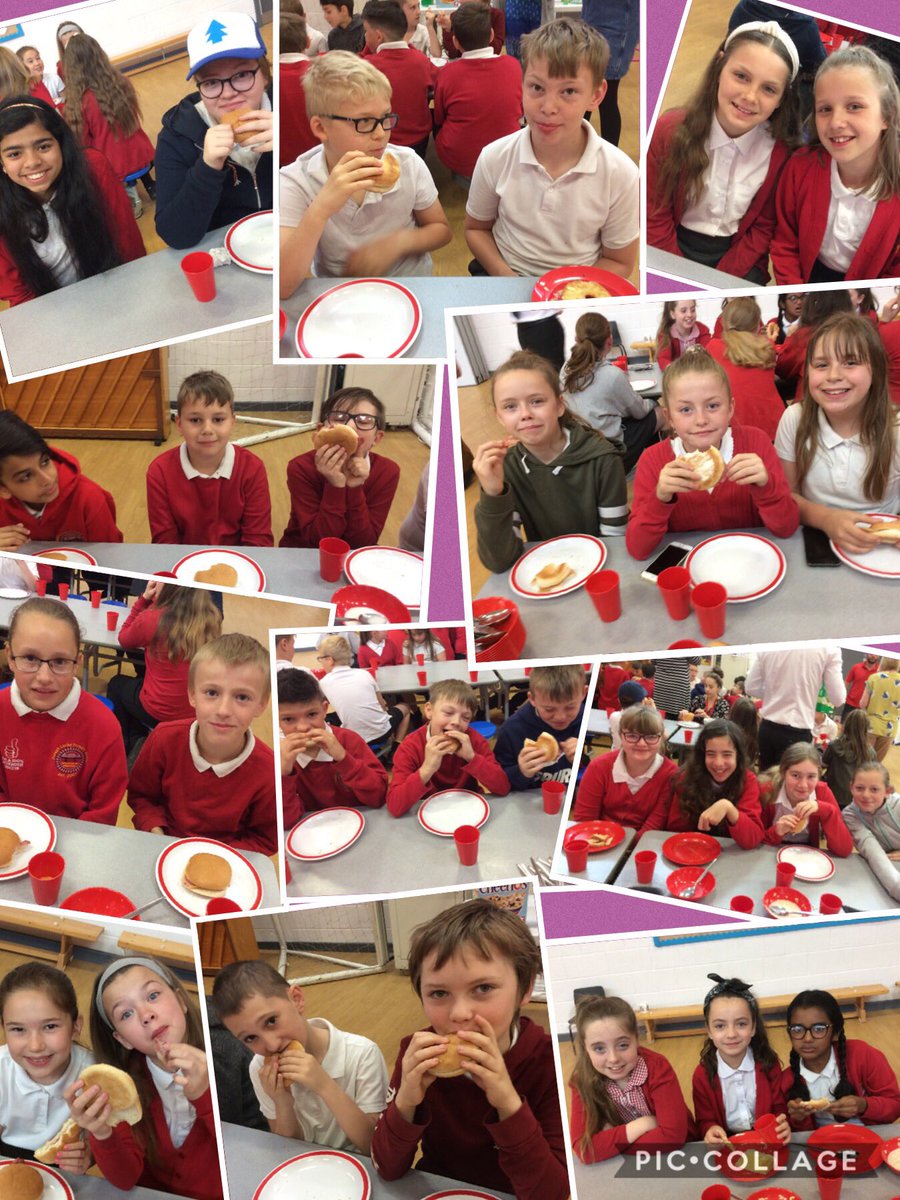 MrsBrockJLPS's tweet photo. Year 6 are boosting their energy levels with bacon sandwiches and bagels before their final test this morning. They have worked so hard this week already and we know they'll do their absolute best again today. ⭐️⭐️ https://t.co/6kpJHXBqxB