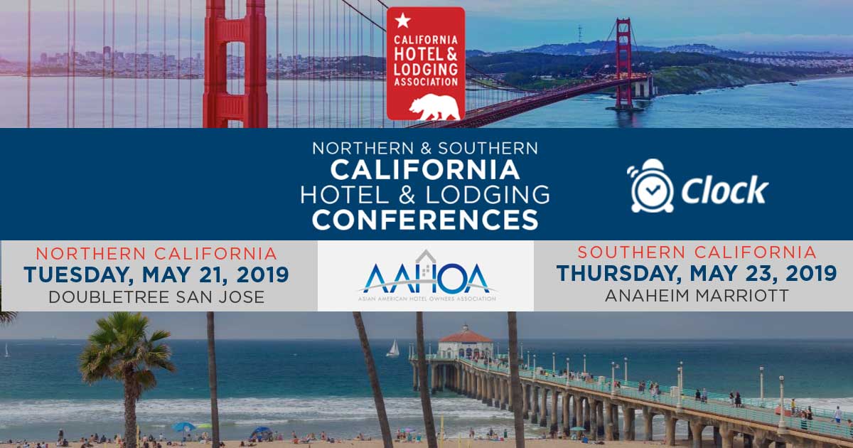 ClockSoftware's tweet image. Meet Ves and Steve at the largest one-day hotel &amp;amp; lodging industry conference &amp;amp; trade shows in Northern California on 21 May &amp;amp; Southern California on 23 May - @CALodging.Each year over 450 hoteliers attend these special events to learn about the latest innovations in the industry