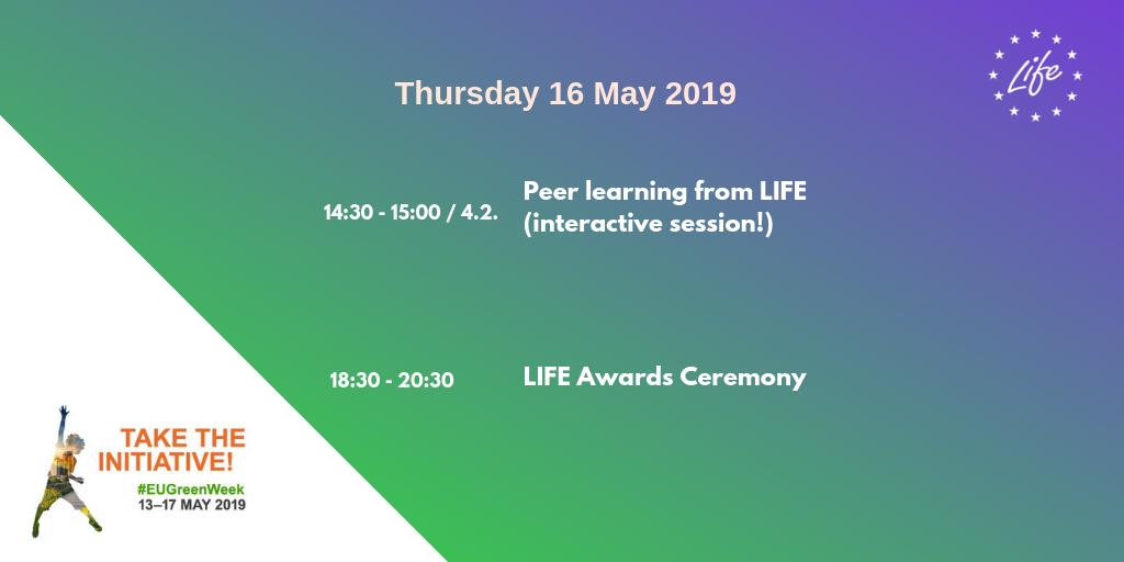 EconomyEurope's tweet photo. EUClimateAction: RT @LIFEprogramme: #EUGreenWeek Day 2 roundup:
✅visit the #LIFEprogramme stand and meet #LIFEprojects Fit for Reach 🇱🇻 and AskREACH 🇩🇪
✅discuss with LIFE representatives in the afternoon session
✅attend or watch live 🎥 the #LIFEAward… https://t.co/oX9H0tSSzQ