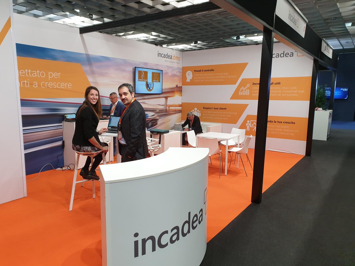 Live from #ADD19 in Verona, where our team is showcasing our incadea.dms, a Dealer Management System designed to boost your dealership performance, growth, and profitability. Meet us at stand #44 ow.ly/nbRS50ue4uU