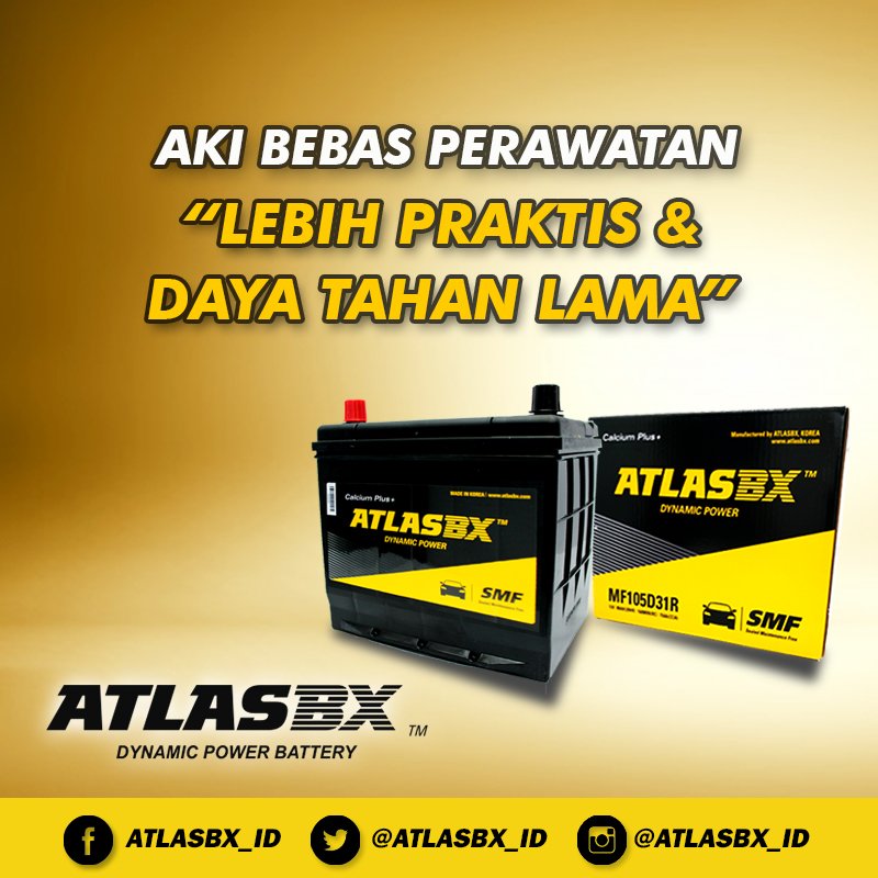 ATLASBX_ID's tweet image. Ini 3 Alasan kenapa kamu harus beralih ke Aki Bebas Perawatan

#AkiBebasPerawatan #StartStopSystem #Charge #AkiMobil #Accumulator #AccuMobil #AccuMaintenanceFree #MaintenanceFree #AkiKorea #BateraiMobil #Baterai #IdlingStop #ISSTechnology #Otomotif #Otomobil #OtomotifMobil