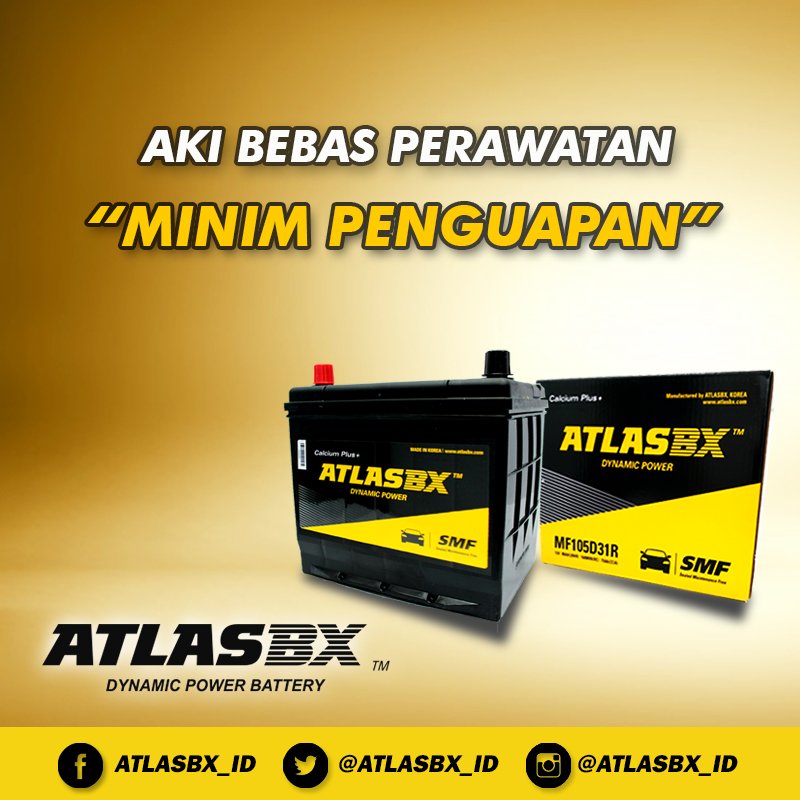 ATLASBX_ID's tweet image. Ini 3 Alasan kenapa kamu harus beralih ke Aki Bebas Perawatan

#AkiBebasPerawatan #StartStopSystem #Charge #AkiMobil #Accumulator #AccuMobil #AccuMaintenanceFree #MaintenanceFree #AkiKorea #BateraiMobil #Baterai #IdlingStop #ISSTechnology #Otomotif #Otomobil #OtomotifMobil