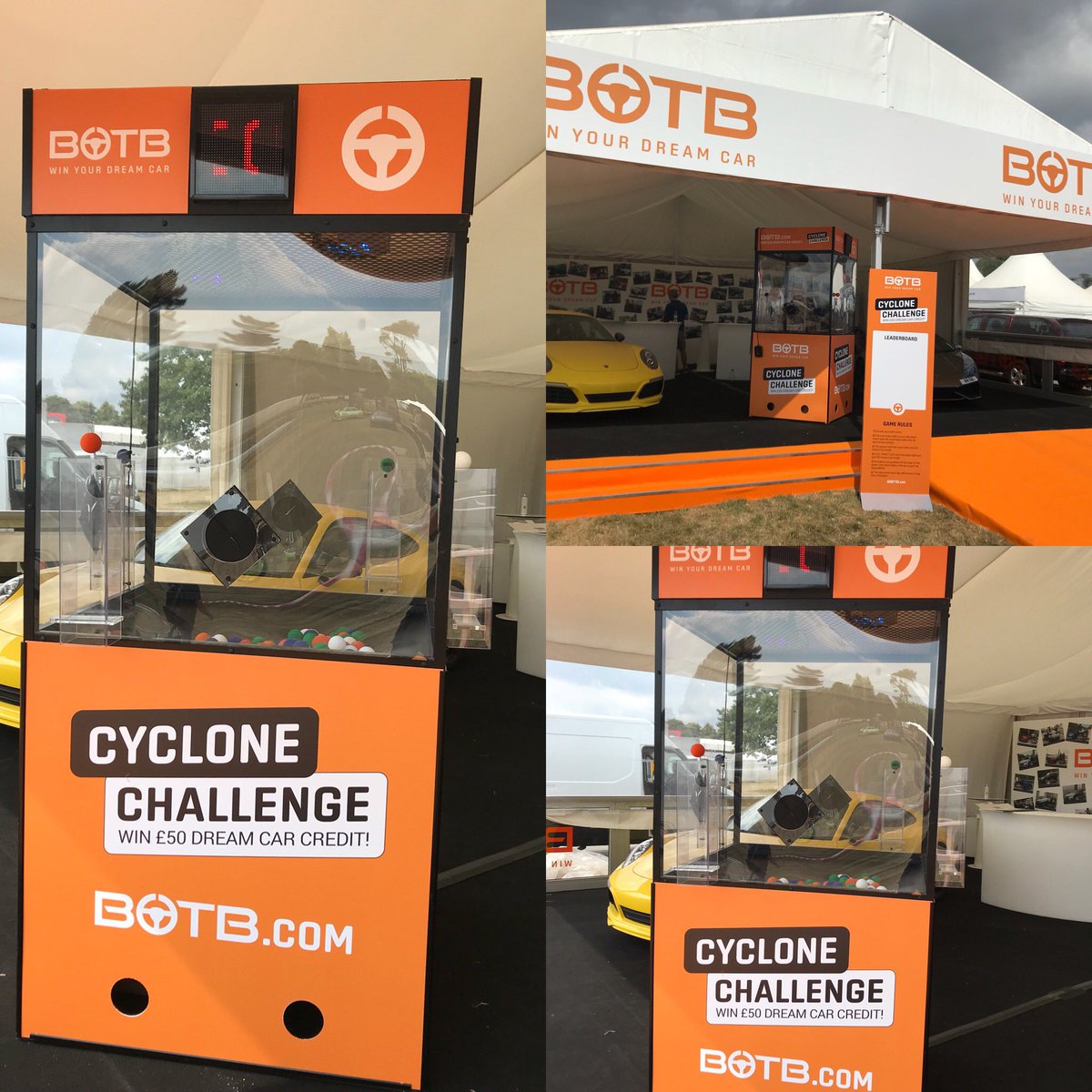 Uniqueideasuk's tweet photo. @BOTB_Dreamcars Look forward to seeing you @fosgoodwood with #CycloneGame Bring on the Balls #competition #Win https://t.co/OkTgILcdBQ
