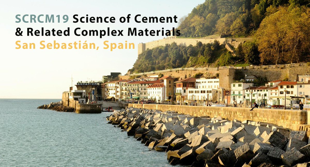 Endurcrete_eu's tweet photo. Are you interested in new cement technologies?
⚪️ #SCRCM19 CONFERENCE🤝will be held in San Sebastián (🇪🇸 Spain) between 15th and 18th of July 2019 and looks really great.
FIND MORE ABOUT #SCRCM HERE:
➡️ https://t.co/C3E29BGg95
@EU_H2020 @EUhorizon2020 @H2020Projects https://t.co/kZbb2g7YHi