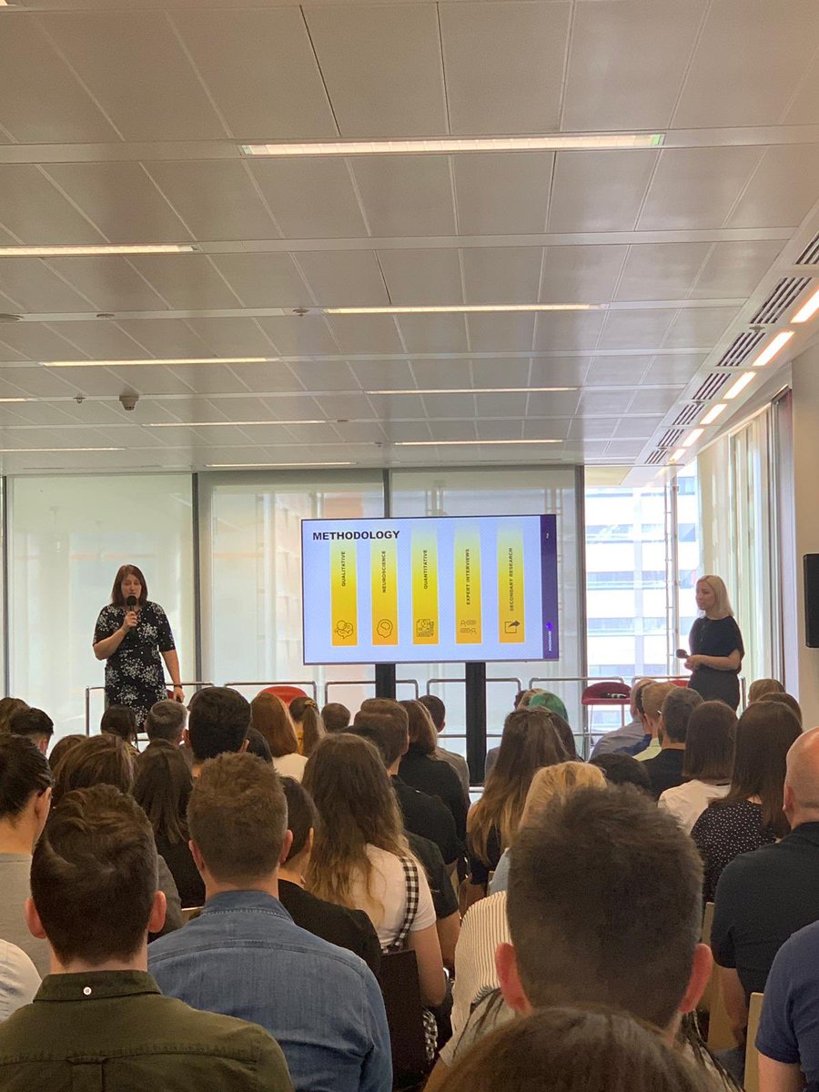 mindshare_uk's tweet photo. Introducing the Future of Search today we have our Futures &amp; Trends Director, Sophie Harding &amp; Josie Ung, Research &amp; Insights. Giving us an overview of the key findings from the report! #MSFOS #teammindshare https://t.co/I9xXlu231f