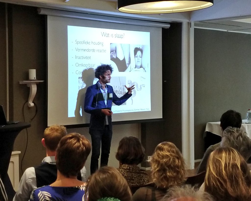 KasperJanssen's tweet image. Ysbrand van der Werf over de functie van #slaap. #duurzaam #presteren @arkosportsmedia