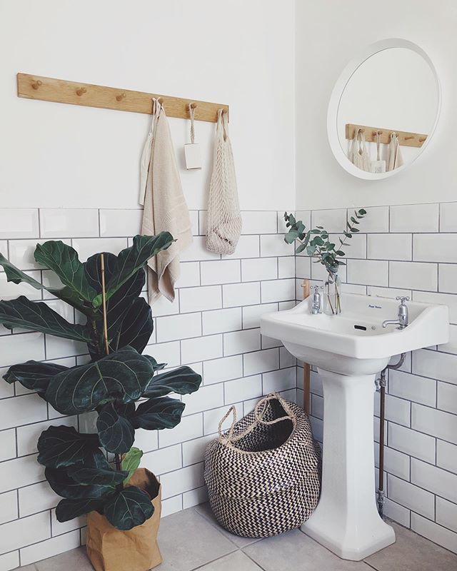 burkeceramics's tweet photo. put up a new peg shelf in the bathroom just so i have another shelf to arrange stuff on.. i’m so lame 😅 (but i have somehow managed to keep my fiddle leaf fig alive!) .
.
.
.
.
#seeksimplicity #kinfolkhome #abmathome #mydomaine #sodomino #interiorsty… https://t.co/4aEUDhTqFi https://t.co/7KaASnnncZ