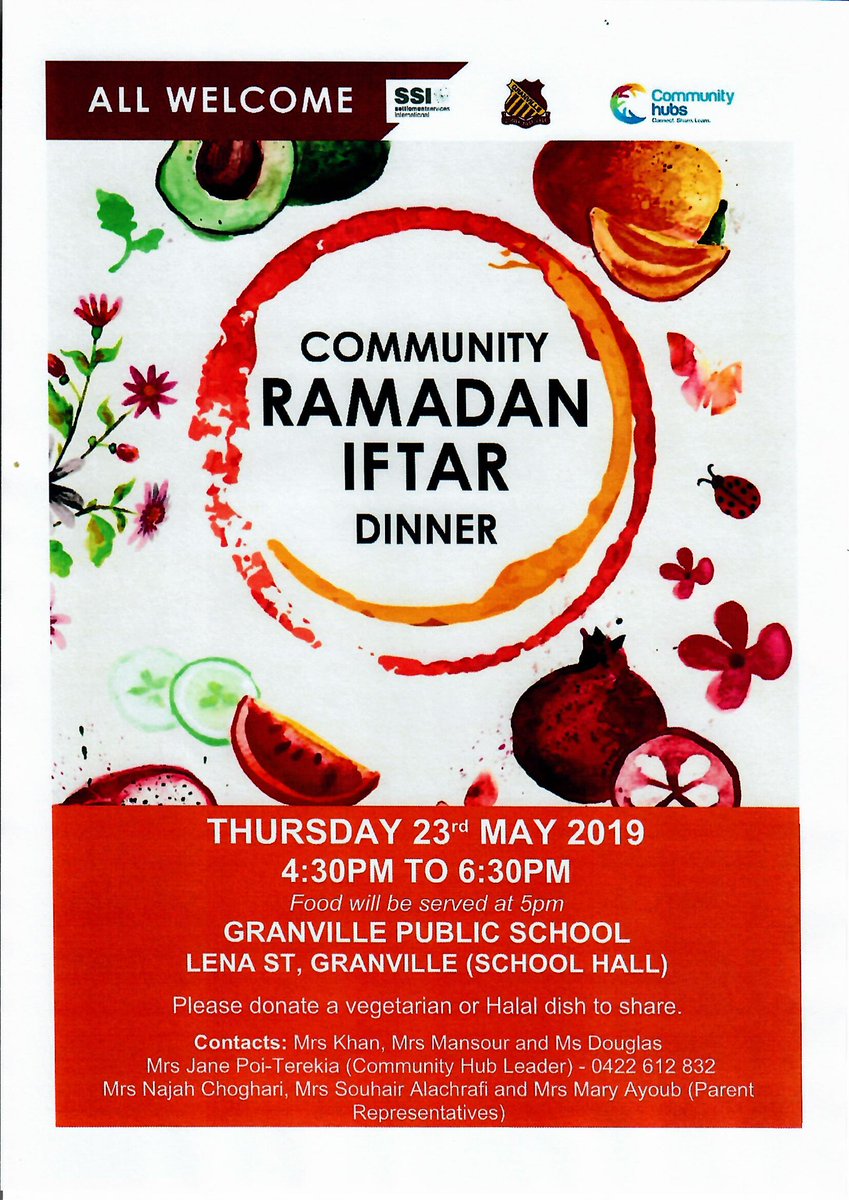 CommunityHubGPS's tweet image. One more week to go until @granville_ps Community Ramadan Iftar Dinner. Bring a plate of food to share with each other! All are welcome to join!