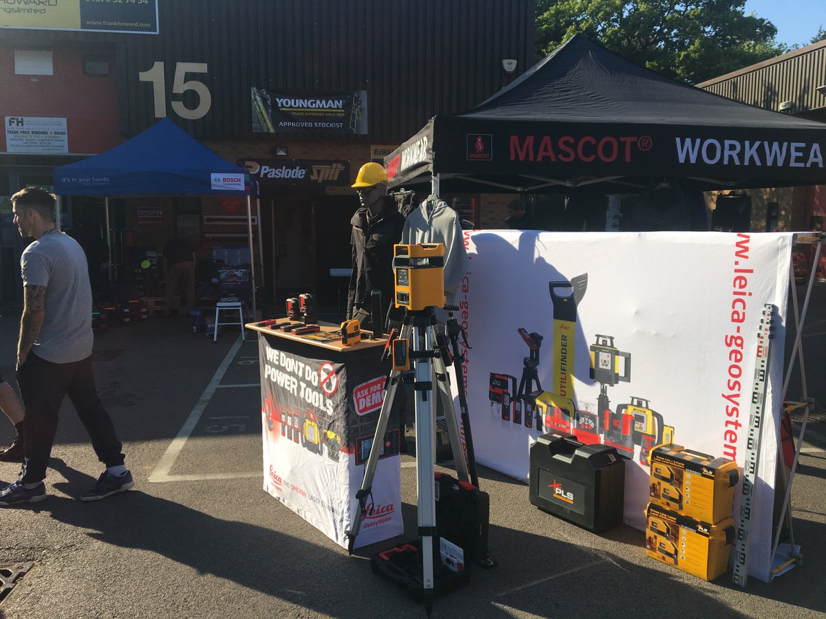TradeSurvey's tweet photo. Pop down to @FH_ToolsFixings in Bishop Stortford to see Tool demonstrations today! 📏

#Leica #PLS #LaserLevels #LaserMeasuring #LeicaGeosystems #ToolDemos

📌 Frank Howard Tools &amp; Fixings Ltd 
Unit 15/16 The Links Business Centre Raynham Road Bishops Stortford Herts CM23 5NZ https://t.co/prg7yKUgT6