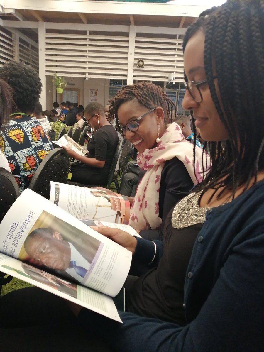 RAUZW's tweet photo. Attendants at the launch go through the photobook that has been officially launched by Advocate Jacob Mudenda. #countingthegains @WCOZIMBABWE @GMCZimbabwe @SwedeninZW https://t.co/v51viJ6WWG