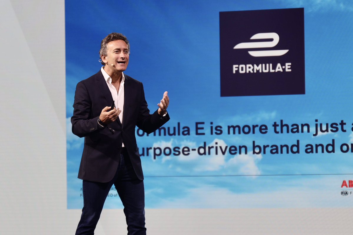 BoschGlobal's tweet image. Alejandro Agag, CEO of @FIAFormulaE: What would you change today if you could help save the #environment in 30 years? Only if we change #mobility we can save the future. Let’s do it. #BCW19