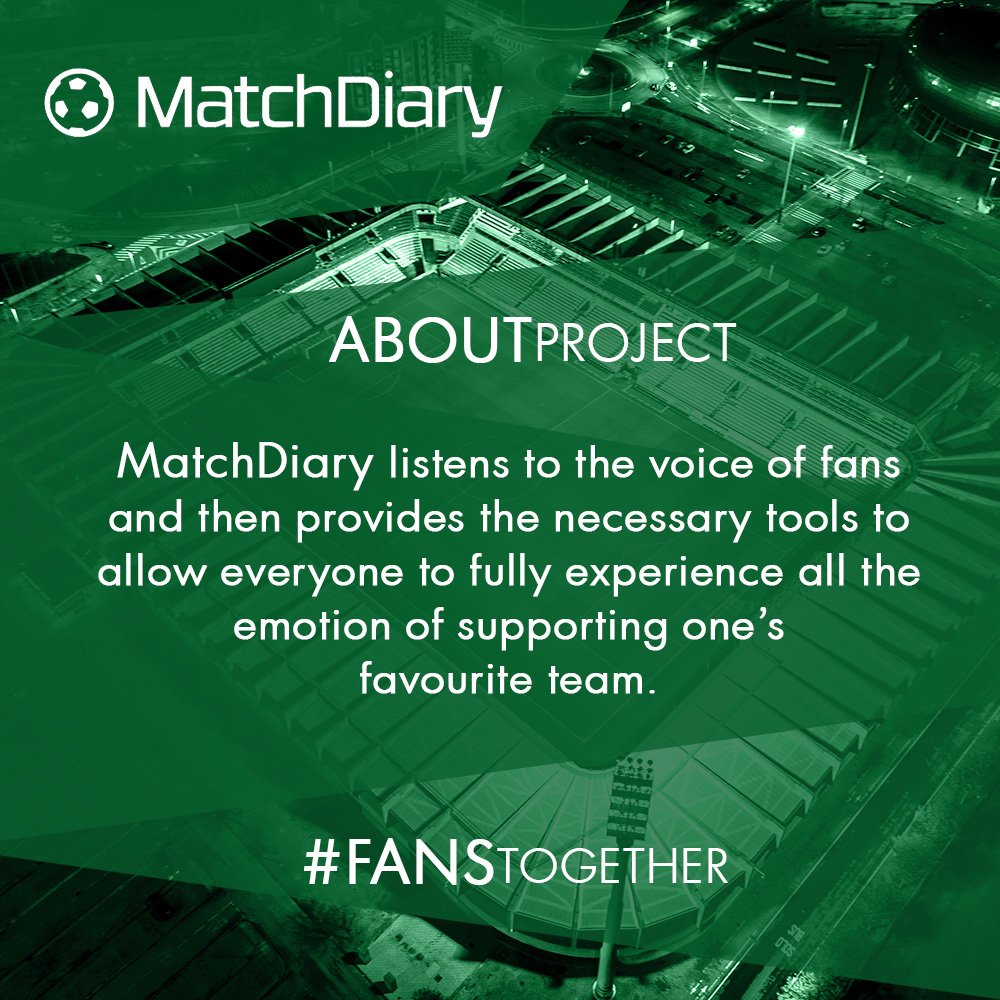 matchdiarycom's tweet photo. 📱⚽ Meet us! 😉 #fansTOGETHER
Coming soon...
#blockchain #football #soccer #footballapp #app https://t.co/n3K24BLdRP