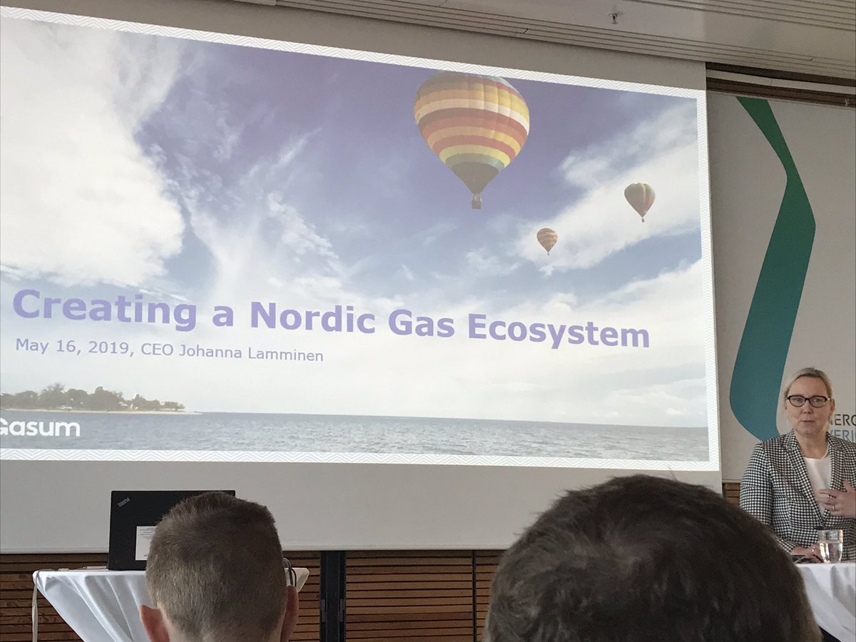 ”Big gasmarket potential to All of Us”, says Johanna Lamminen, CEO Gasum!! @GasumOy @Energigas #Gasdagarna