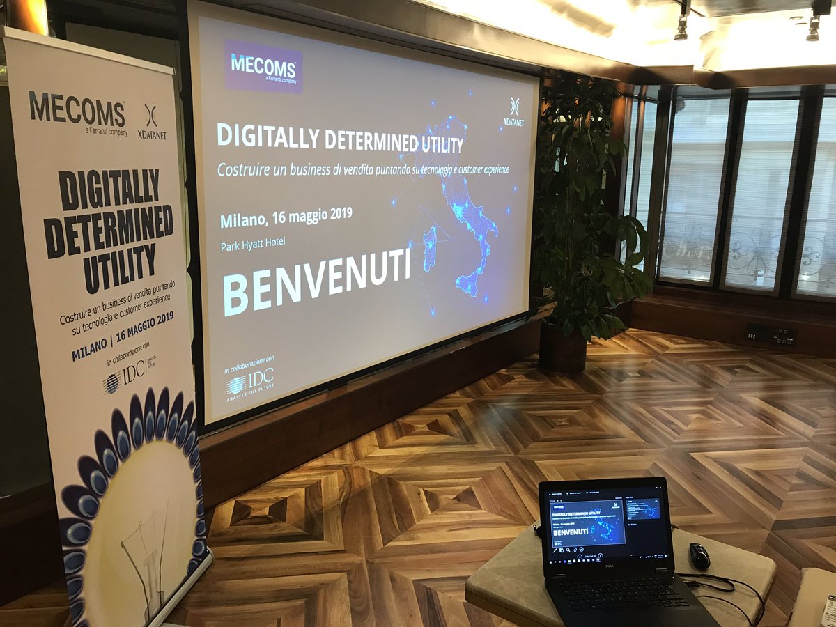 jmancini_IDC's tweet image. Oggi @IDCItaly è a Milano per #DigitalUtility, un momento di incontro e confronto per le aziende utility italiane sulle tecnologie a supporto della #CustomerExperience. Con gli amici di @MECOMS e @xdatanet