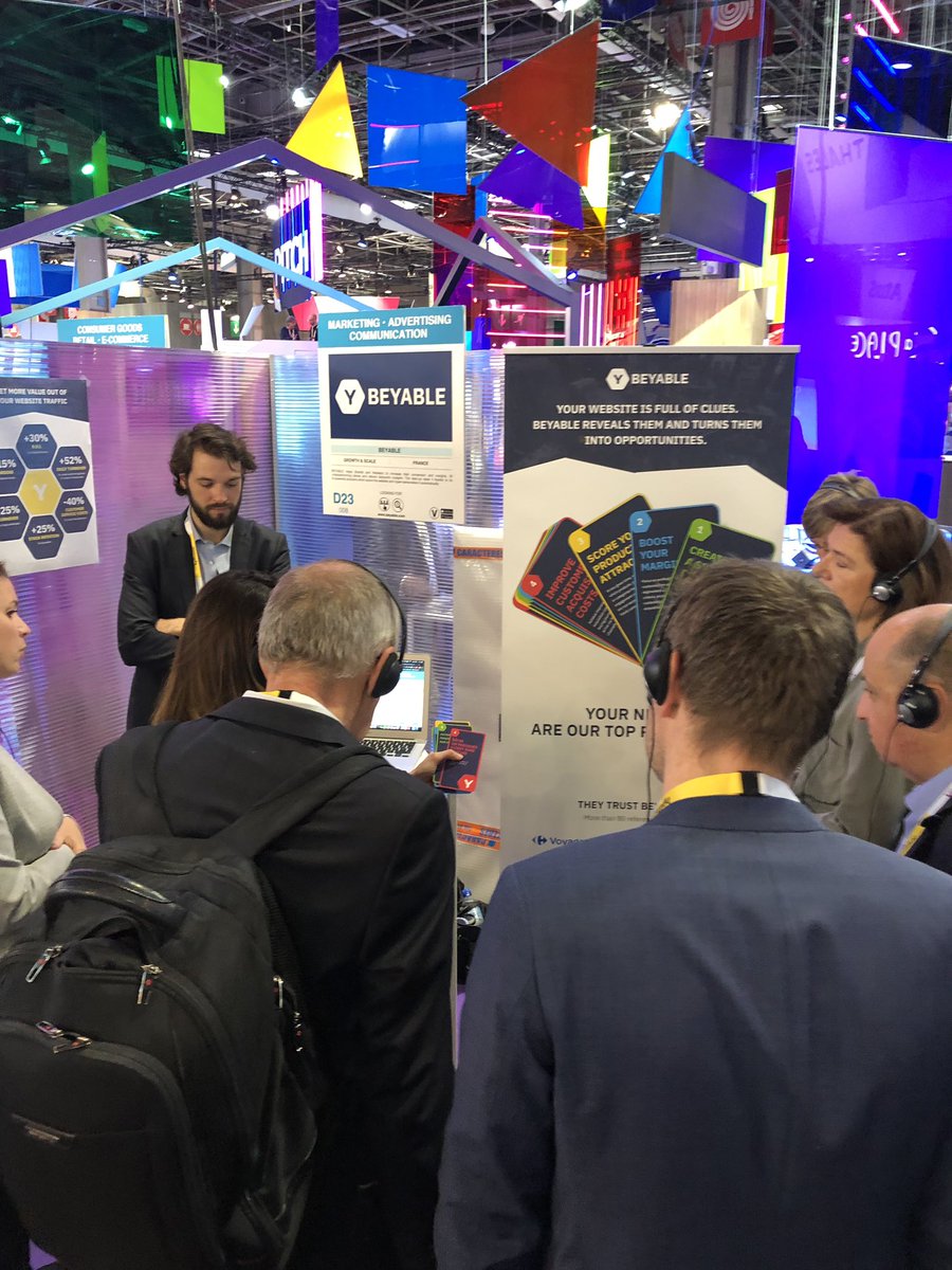 SebRym's tweet image. BEYABLE vous attend sur Vivatech. Venez échanger avec nous stand D23
