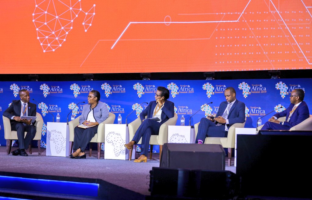 The panel discussed Rwanda  as case study for 'ICT4AG', and the role of Government and private sector play in addressing the issue of Agriculture Finance 
#TAS2019 #TransformAfrica2019 #AgriUpdatesRw #agriculture #Rwanda