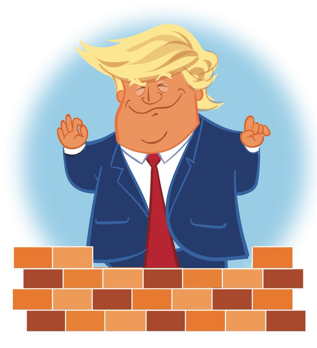 PaulRigbywrites's tweet image. Thought I’d make the ‘Don’t Do That, Donald!’ crowdfunding a bit more interesting so I’ve come up with a more entertaining way to show where we are. Each brick represents 1% funding so you can see exactly how far we’ve come.
Help us #WallUpTrump here!
unbound.com/books/dont-do-…