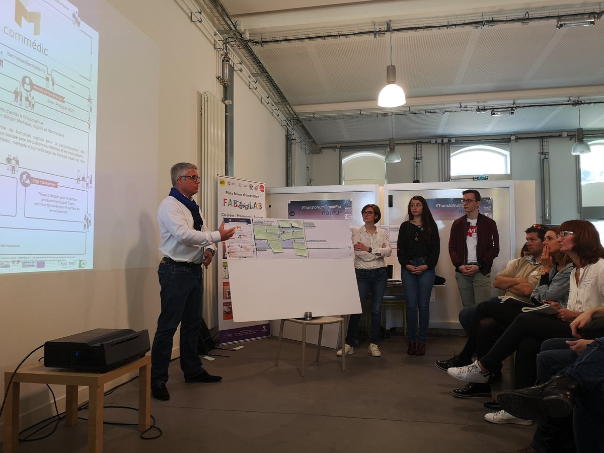 LeTransfoNum's tweet photo. #TransfoNumGrandEst >>> Com-médic concentre ses recherches en faveur des nombreuses problématiques en matière d'emploi liées à l'illettrisme et l'illectronisme. https://t.co/F3Bxtrp704