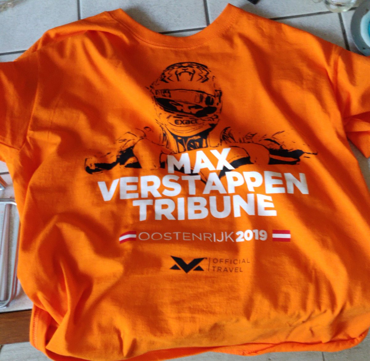 max verstappen orange t shirt