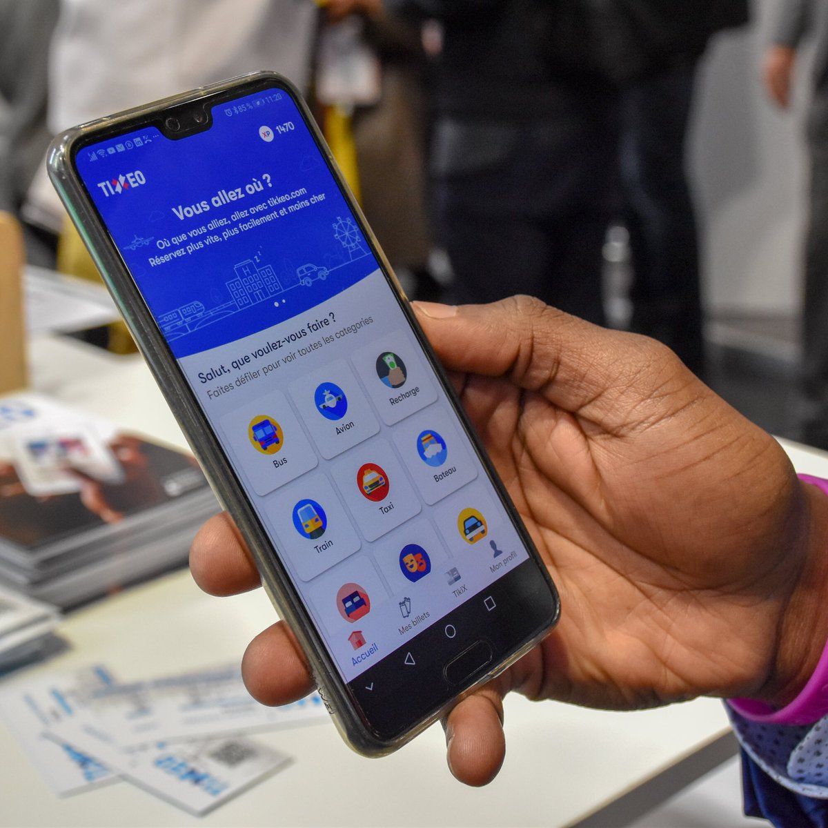 Laurain nous parle de son #entreprise. Avec <a href="/Tikkeo_app/">TIKKEO</a>, comme nos 2000 #utilisateurs, vous pouvez prendre un #ticket depuis votre #smartphone, votre #ordinateur, ... Nous sommes basés à #Abidjan et #Libreville, et visons toute l’#Afrique #francophone. #VivaTech
