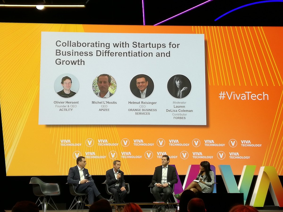 La force de la coopération grands groupes- start-up : une vraie opportunité win-win pour développer les solutions pour les clients, et développer les compétences des équipes <a href="/VivaTech/">VivaTech</a> <a href="/Gate_31/">Gate 31</a> @TNPConsultants <a href="/Tnp_Training/">TNP Training</a> <a href="/apizee/">apizee</a> <a href="/orange/">Orange</a>