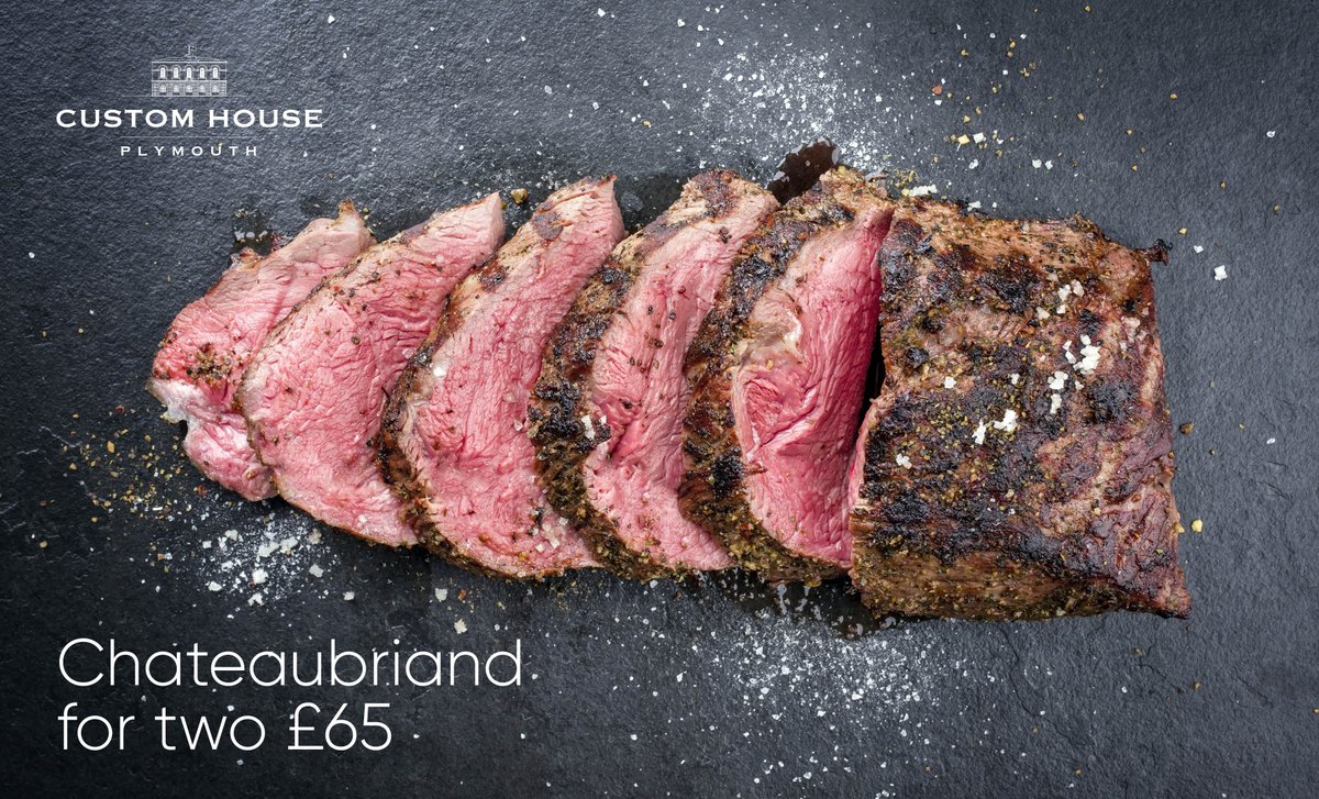 Plans this weekend?
Join us and enjoy a Chateaubriand for two to share for only £65! Includes a selection of three sides, sauce &amp; carafe of Cote du Rhone Rouge.
.
Offer available all day Thursday, Friday &amp; Saturday (from 12pm - 10pm) 
Reserve your table now 📞 01752 210770