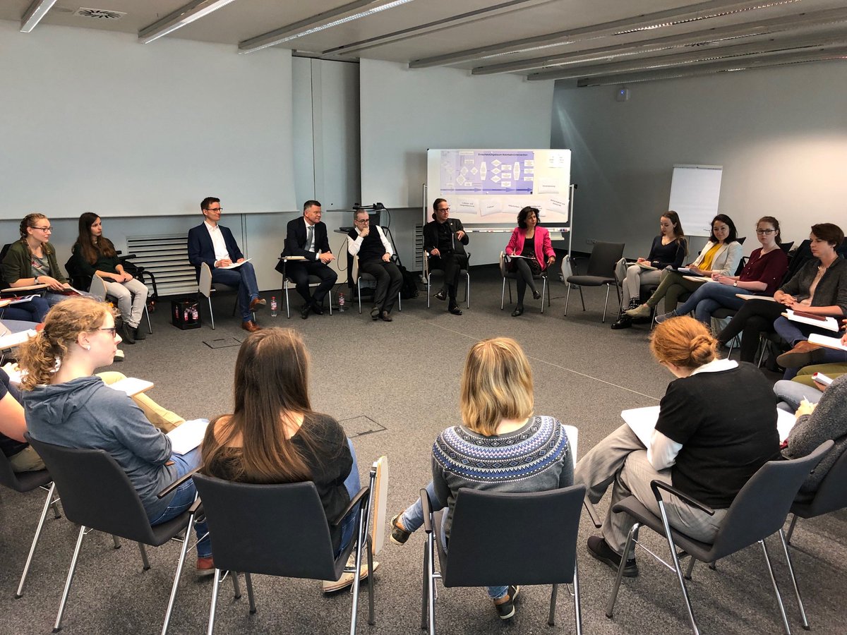 just_ethics's tweet photo. Sehr anregende Diskussion zur @ethikrat #Keimbahn-Stellungnahme mit W. Henn, mit tollen Doktoranden und Studis vom @imbmainz und e/ac der @uni_mainz; nach gestrig sehr gut besuchter Disk., auch org. v. @adwmainz. Sehr wichtige Schritte für #RRI bei #genediting #crispr Danke! (PD) https://t.co/ird95I5XE9