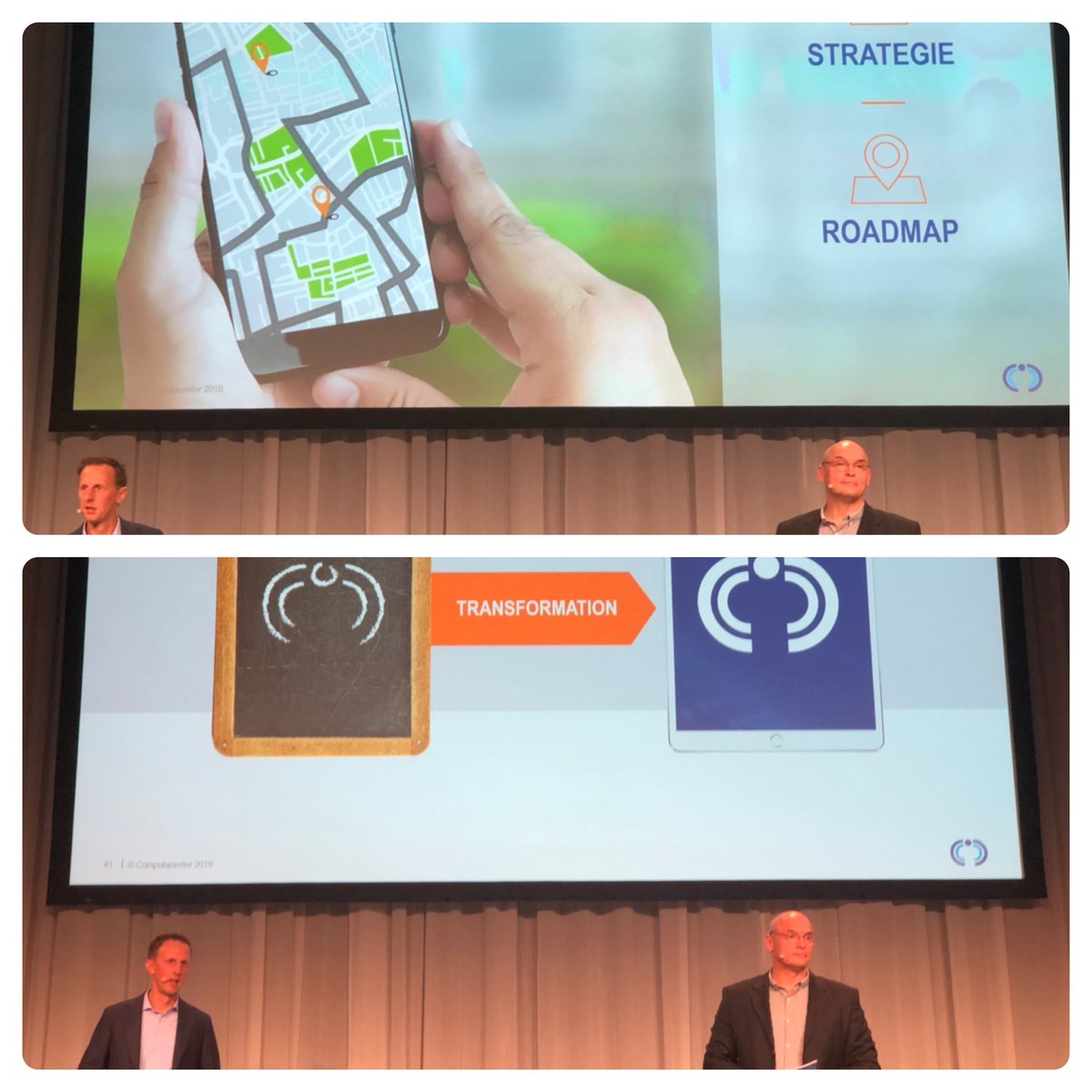 TMunser's tweet photo. Transformation ....needs Strategy & Roadmap @XUt2019 Computacenter can provide this to our customers @XUt2019 @Johnson231070 #computacenterDE https://t.co/HKL8Tx32rG