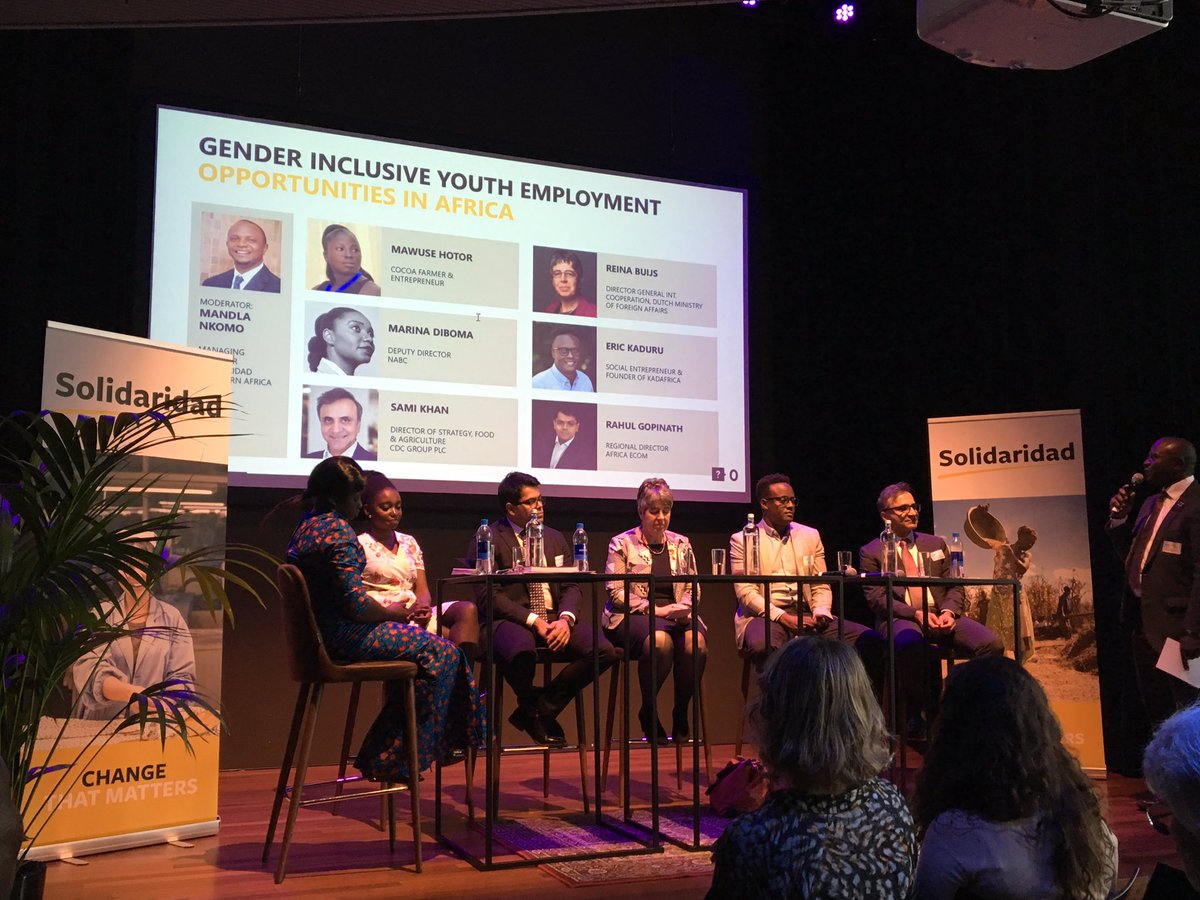 Celebrating <a href="/solidaridad_nl/">Solidaridad</a> , Mawuse sharing need for youth to get skill training, financial support and inclusion! #cocoa #Sustainability