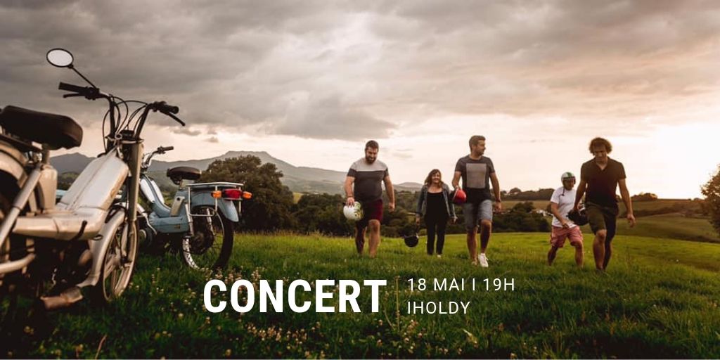 Retrouvez <a href="/HiruSoinu/">HIRU SOINU</a> sur scène samedi 18 Mai à 19H, pour un concert 100% basque ! 

 Préparez vous à chanter ! 🎤🎶

 📍 IHOLDY

#concert #musique #talent #basque