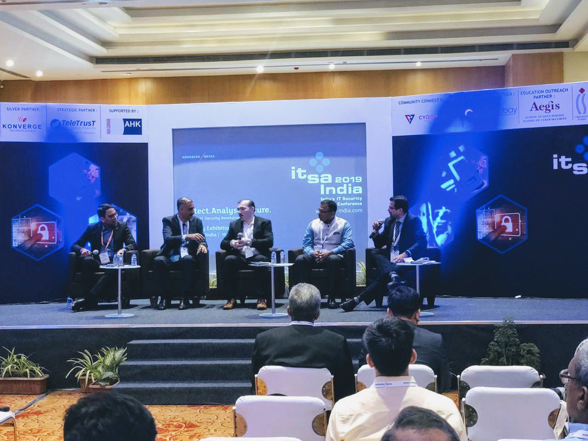 DeloitteIndia's tweet image. Tarun Kaura, Partner, Deloitte India, moderated a panel throwing light on 'Creating a resilient critical infrastructure' at it-sa India 2019 being held in Mumbai. Here are a few snippets from the insightful discussion. #RiskAdvisory #SecurityDoneRight