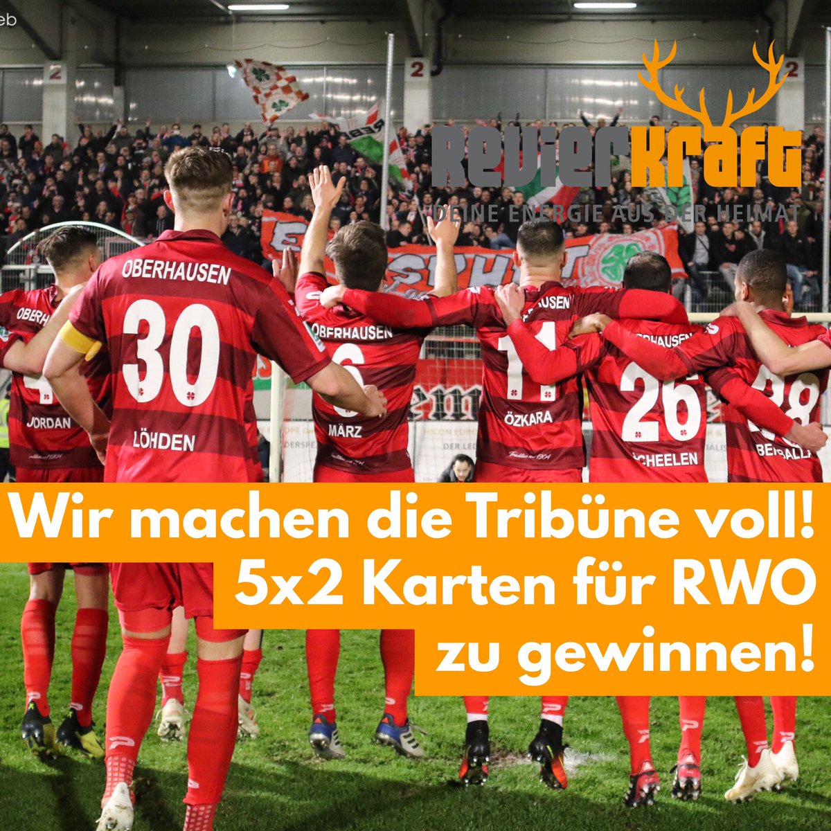 #RWO braucht Deine #RevierKraft: Am Sa, 18.5., 14h, muss @RWO_offiziell gegen <a href="/SCVerl/">Sportclub Verl</a> RWO gewinnen! Wir verlosen 5x2 Karten für den ultimativen Aufstiegskrimi – einfach bis Fr, 17.5., 12h, kommentieren, warum ihr unbedingt dabei sein müsst! #evo #Oberhausen