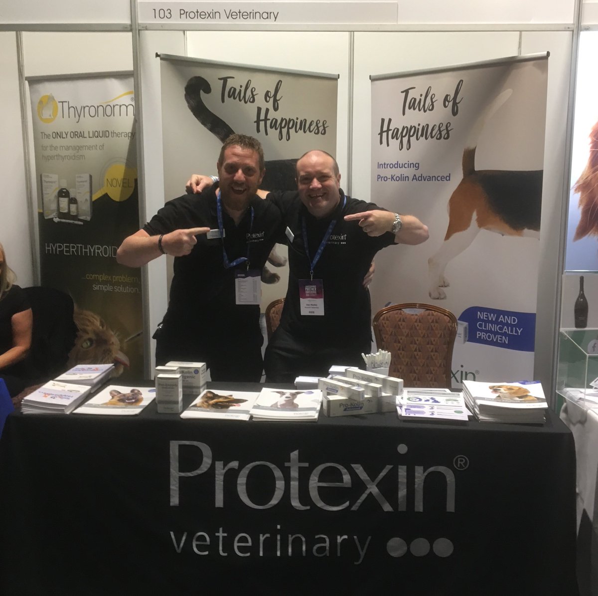 We are exhibiting at #vets4pets conference today. if you are there, pop by our stand 103 and say hi to Dan and Ken😀👏