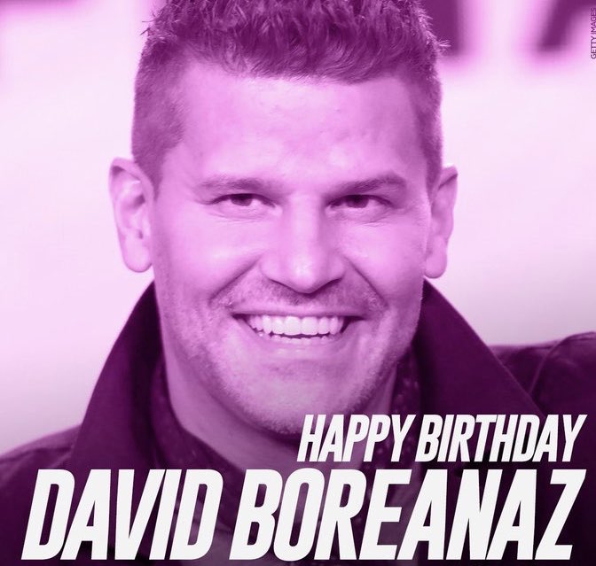 Happy Birthday to David Boreanaz. It s the big 50.     