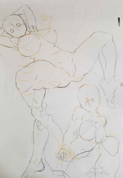 落書きポージング練習🍵(*'∀`*) 