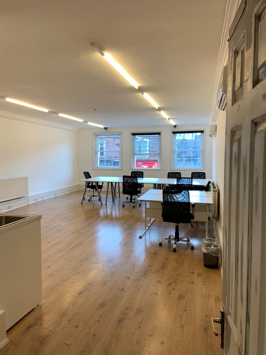 EmmaThwaites's tweet photo. Home sweet home - our new office looking rather sparse on moving day but v chuffed  to be #growingup #scaling with #excitingfuture ahead ⁦@ThwaitesComms⁩ https://t.co/DQR3opI5XP