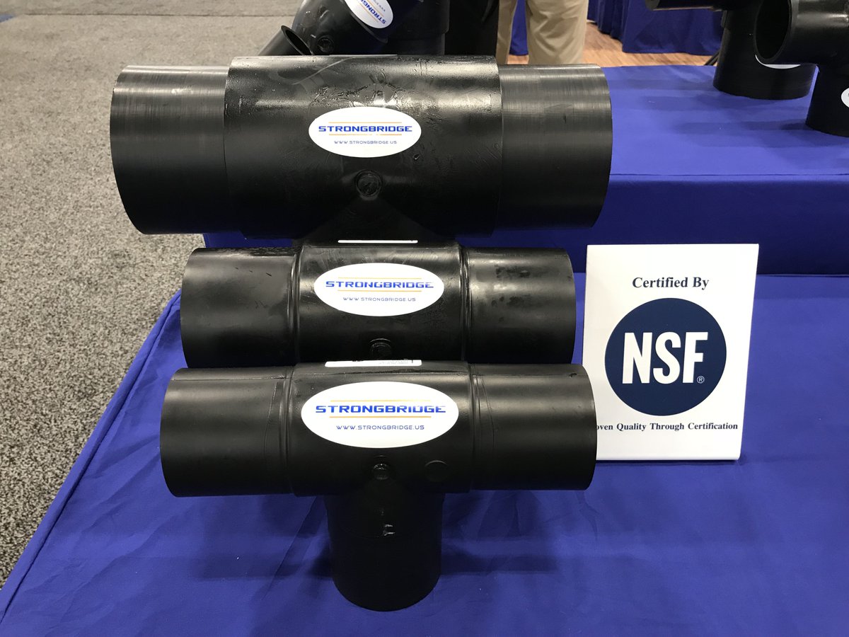 Dustin Cote and his Strongbridge colleagues have done it again.  They now offer molded tees to compliment their electrofusion line. Support those that support education.  Find them at your favorite HDPE distributor or online: strongbridge.us   HDPE rising