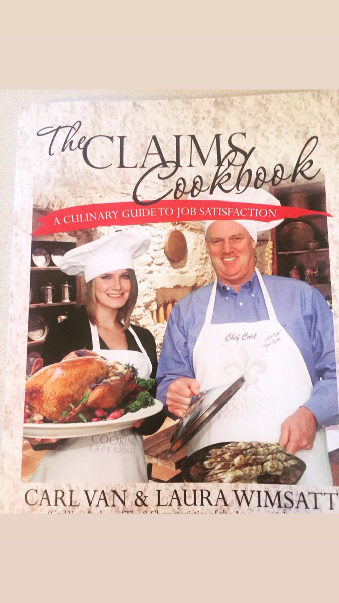 johnbachmann80's tweet image. I mean, who else could bring you recipes like Boston Claim Chowder, So Sue Me Sushi &amp;amp; Betterment Biscuits and Gravy??

Thanks to @carlvanspeaker for sending me a copy!

#insurancepuns #insuranceclaims #claimslife #adjusterlife #theclaimscookbook #insnerds